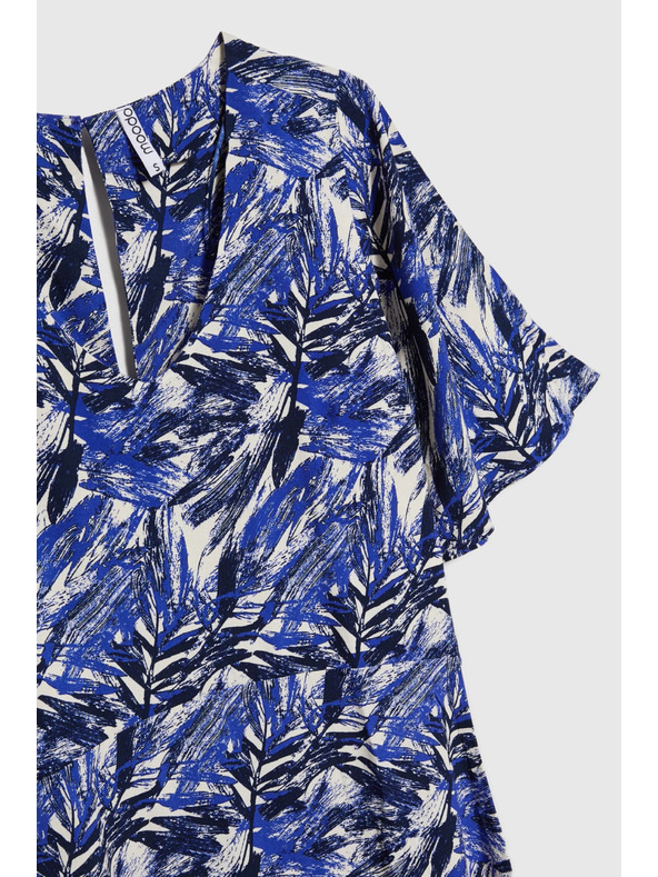 Moodo Damen Kleid Moodo - blau