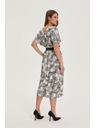 Moodo Damen Kleid Moodo mit Gürtel