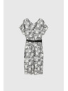 Moodo Damen Kleid Moodo mit Gürtel