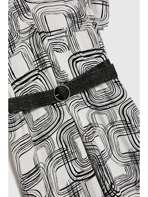 Moodo Damen Kleid Moodo mit Gürtel