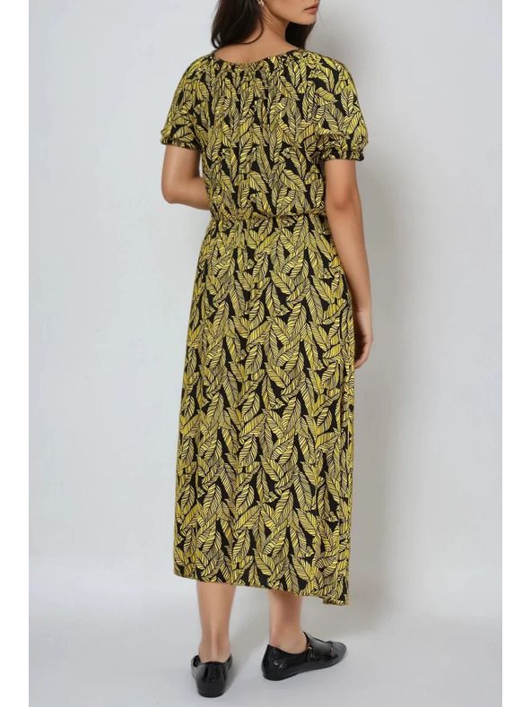 Moodo Damen Kleid Moodo - gelb