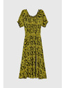 Moodo Damen Kleid Moodo - gelb