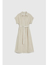 Moodo Damen Hemdkleid Moodo - beige
