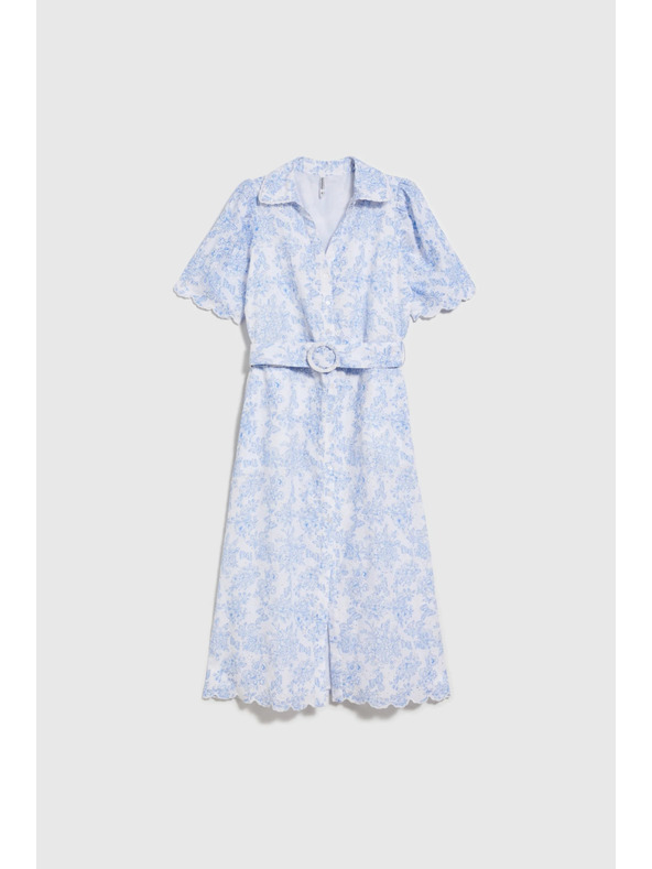 Moodo Damen Kleid Moodo - hellblau