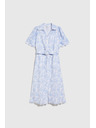 Moodo Damen Kleid Moodo - hellblau