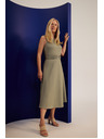 Moodo Damen Kleid Moodo - grün