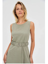 Moodo Damen Kleid Moodo - grün
