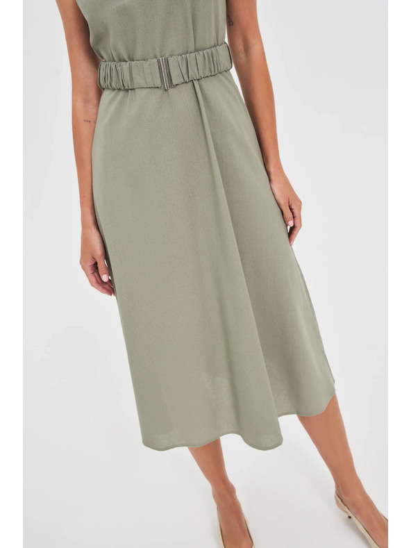 Moodo Damen Kleid Moodo - grün