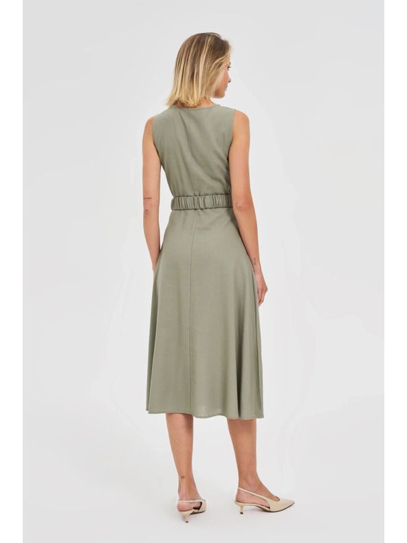 Moodo Damen Kleid Moodo - grün