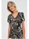 Moodo Damenkleid mit Schlitz