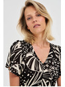 Moodo Damenkleid mit Schlitz