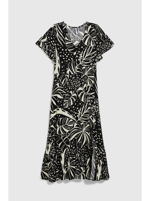 Moodo Damenkleid mit Schlitz