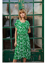 Moodo Damen Kleid Moodo - grün