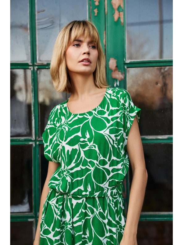 Moodo Damen Kleid Moodo - grün