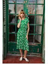 Moodo Damen Kleid Moodo - grün