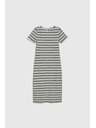 Moodo Gestreiftes Damen-Kleid Moodo