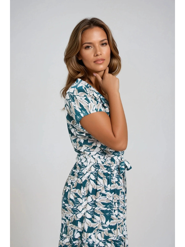 Moodo Damen-Kleid zum Binden