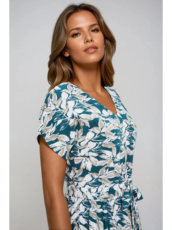 Moodo Damen-Kleid zum Binden