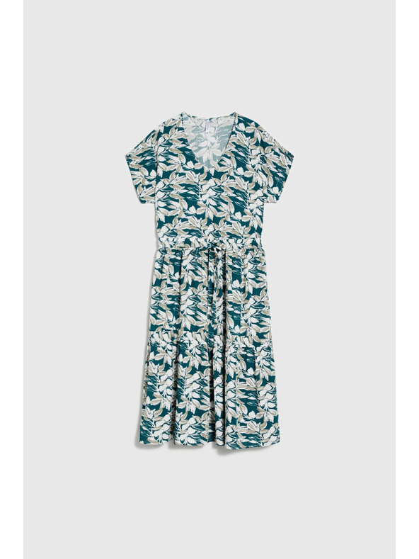 Moodo Damen-Kleid zum Binden