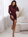 Edoti SHIRETT Midi-Kleid - dunkelrot