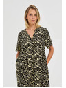 Moodo Lockeres gemustertes Damen-Kleid Moodo