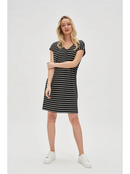 Moodo Gestreiftes Damen-Kleid Moodo