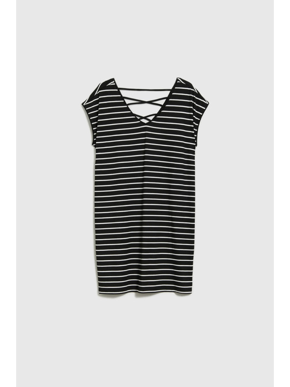 Moodo Gestreiftes Damen-Kleid Moodo