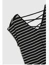 Moodo Gestreiftes Damen-Kleid Moodo