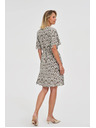 Moodo Lockeres gemustertes Damen-Kleid Moodo