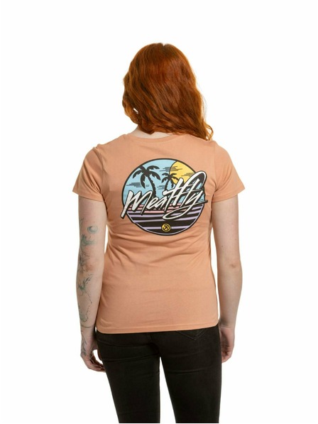 Meatfly Meatfly Damen-T-Shirt Shori Coral Sand