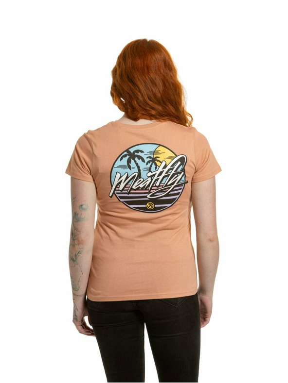 Meatfly Meatfly Damen-T-Shirt Shori Coral Sand