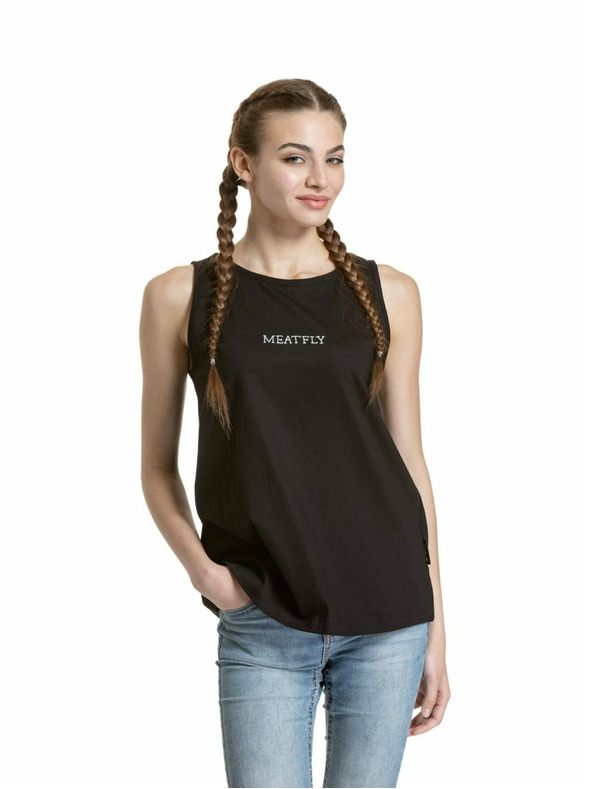 Meatfly Meatfly Damen-Top Hailey Black / White