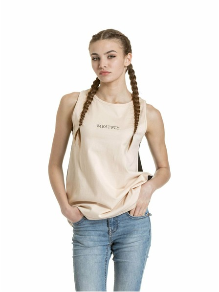 Meatfly Meatfly Damen-Top Hailey Tapioca / Black