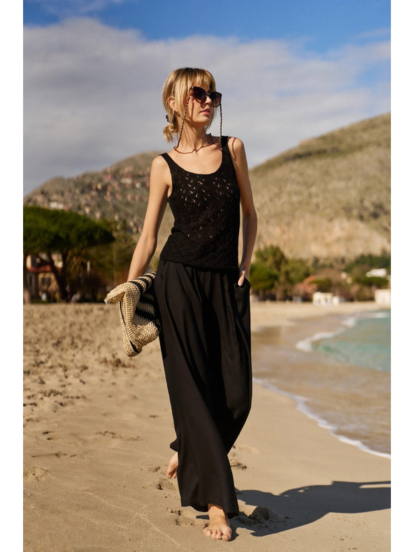 Moodo Transparentes Damen-Top