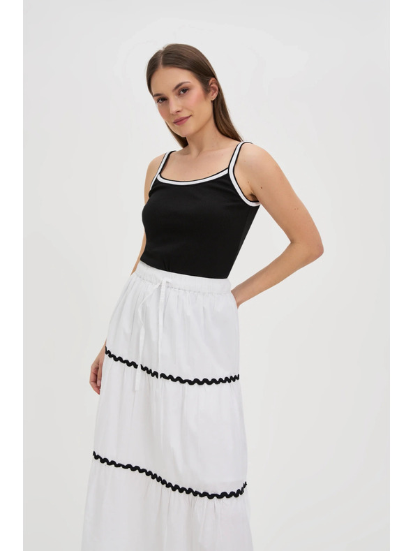 Moodo Schwarzes Damen-Top