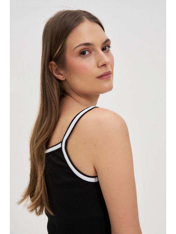 Moodo Schwarzes Damen-Top