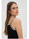 Moodo Schwarzes Damen-Top