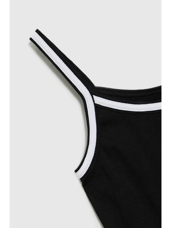 Moodo Schwarzes Damen-Top