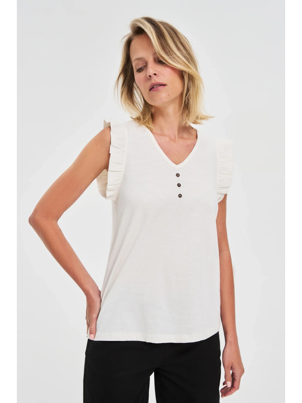 Moodo Damen-T-Shirt Moodo – weiß