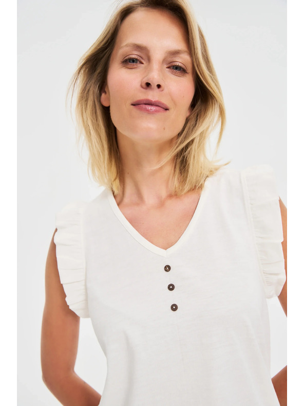 Moodo Damen-T-Shirt Moodo – weiß