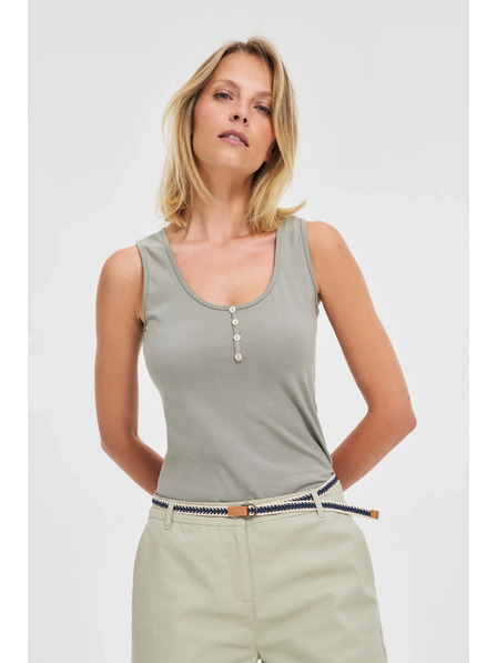 Moodo Damen-Top Moodo - grau