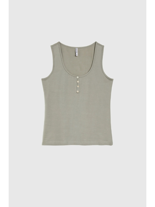 Moodo Damen-Top Moodo - grau