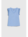 Moodo Damen-T-Shirt Moodo mit Volants