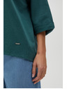 Moodo Grünes Sweatshirt mit 3/4-Ärmeln