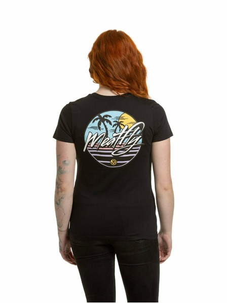 Meatfly Meatfly Damen-T-Shirt Shori Black