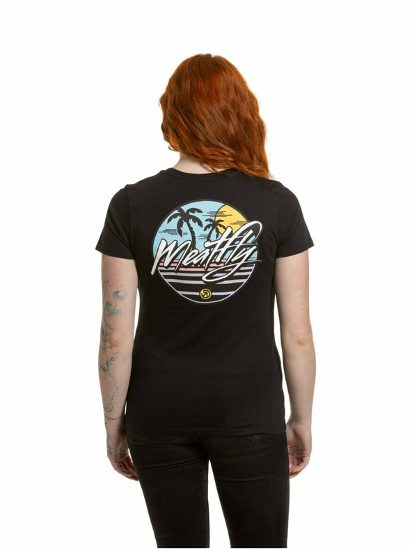 Meatfly Meatfly Damen-T-Shirt Shori Black