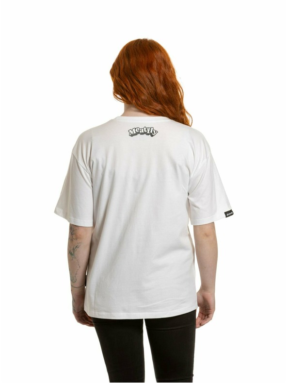 Meatfly Meatfly unisex T-Shirt Carter 30 Groove White