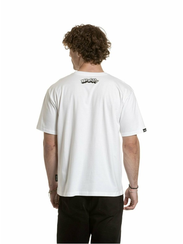 Meatfly Meatfly unisex T-Shirt Carter 30 Groove White