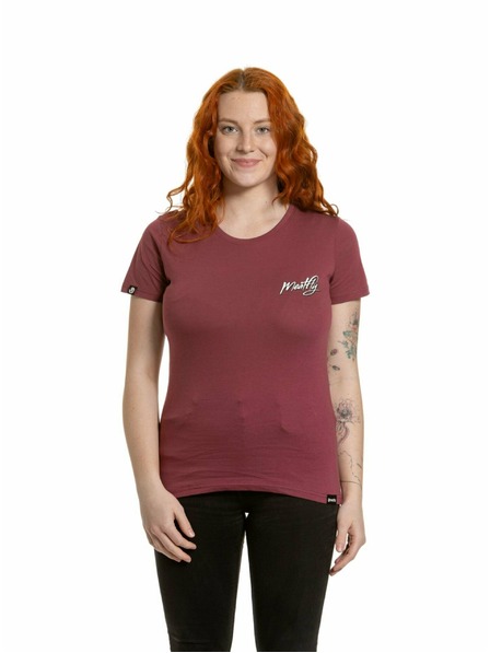 Meatfly Meatfly Damen-T-Shirt Shori Dark Wine