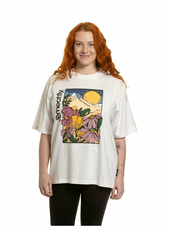 Meatfly Meatfly Damen-T-Shirt Vexey White Flowers